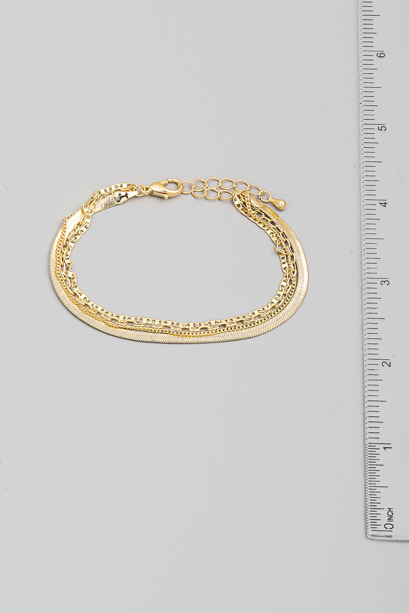 Assorted Snake Chain Clasp Bracelet