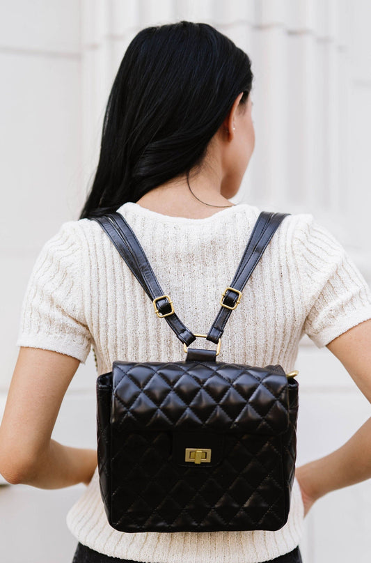 Mallory Mini Quilted Backpack