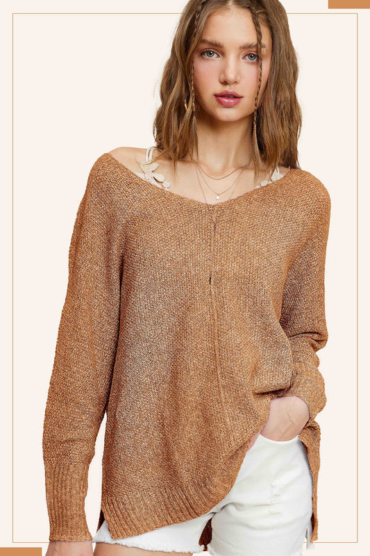 Super Soft Sweater - White or Toffee