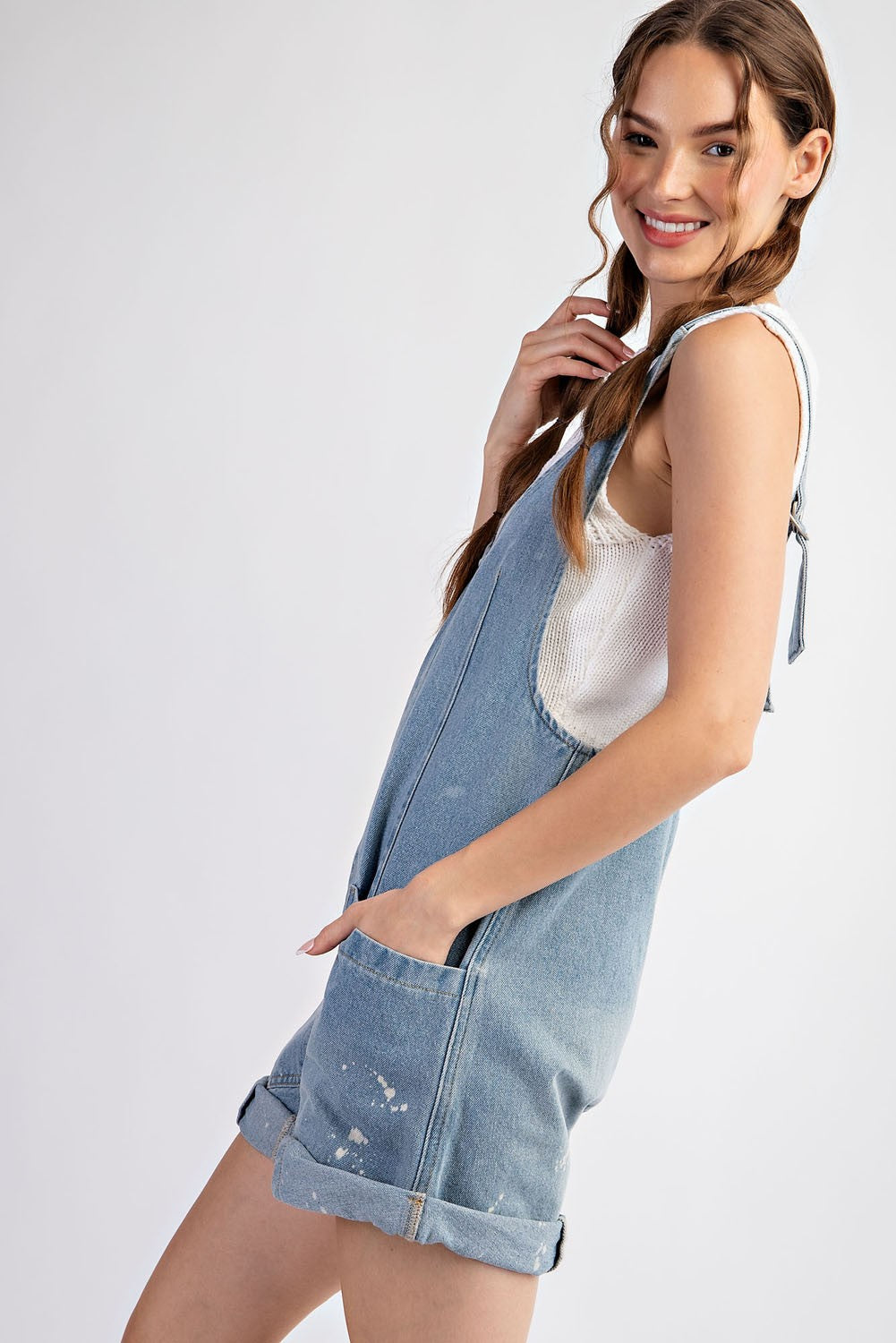 Front Pocket Romper