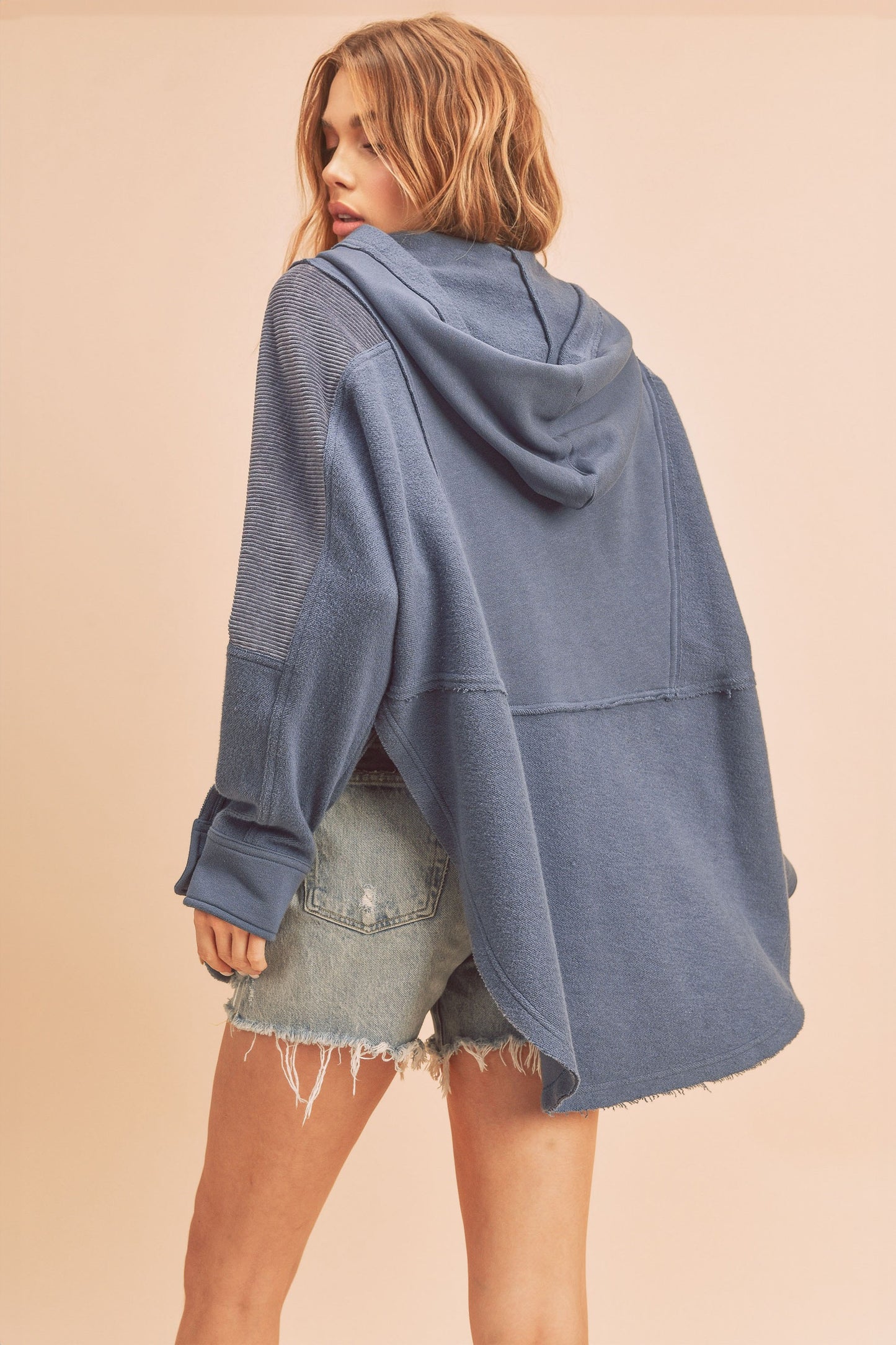 Dove Pullover - Slate Blue or Nutmeg