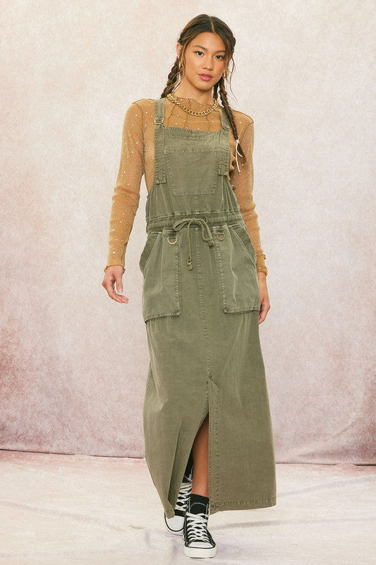 Utility Dress - Olive