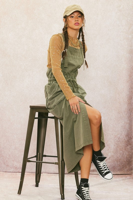 Utility Dress - Olive