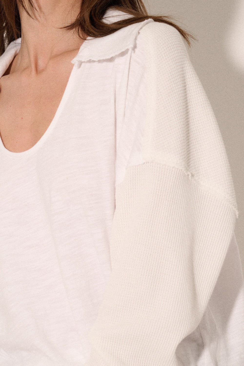 Relaxed Mineral Washed Knit Top