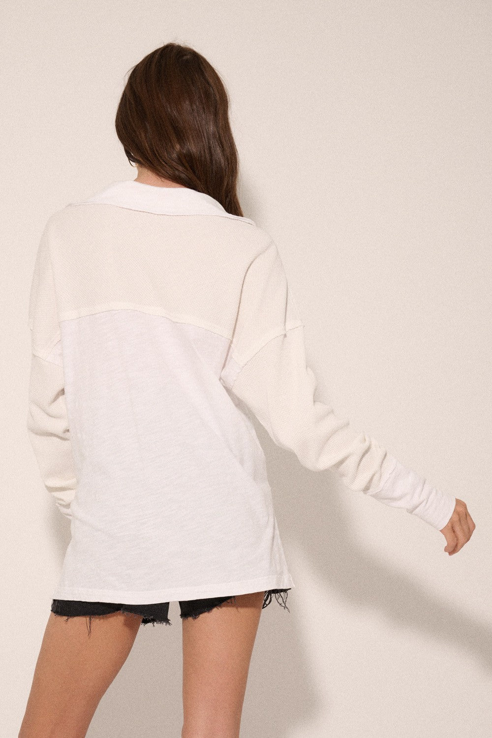 Relaxed Mineral Washed Knit Top