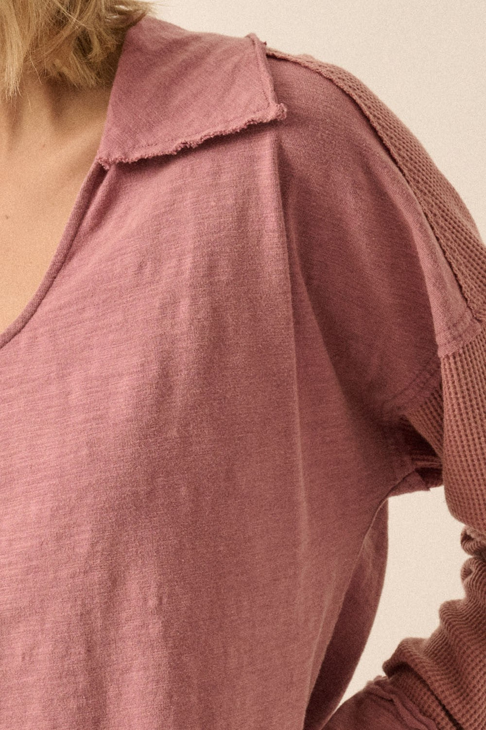 Relaxed Mineral Washed Knit Top